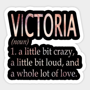 Victoria Girl Name Definition Sticker